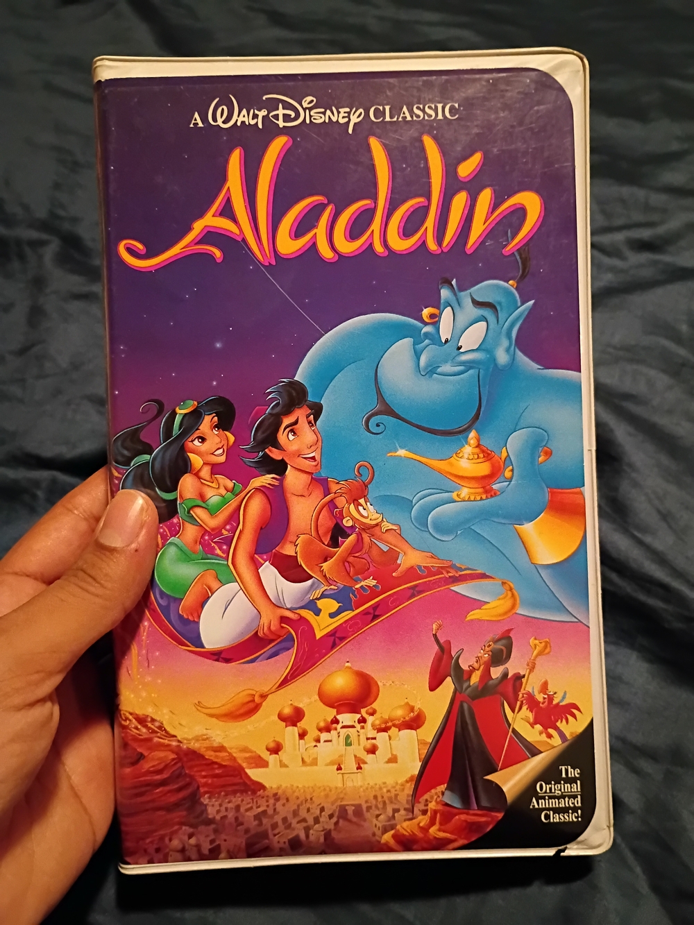 Disney Aladdin VHS-Style Collector Case - Purple, Blue & Pink Artwork